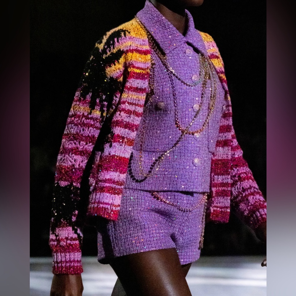 CHANEL SEQUIN SHORTS
